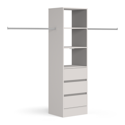 3 Drawer 600Mm Tower Unit 1 Hanger